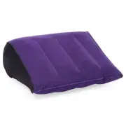 Inflatable Lumbar Back Pillow, Relfux Triangle Wedge for Beach Lounging 17x14x8"