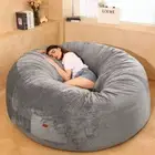 Dropshipping Unfilled 7Ft Beanbag Sac Cover Indoor Cozy Unstuffed Bean Bag Sack