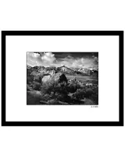 Desert Mountain Wall Art by Steven A. Heller