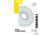 Reeves 70gsm 2mm Graph Paper Pad (40 Sheets) (A4)