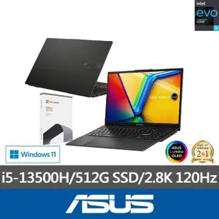 【ASUS】Office2021組★15.6吋i5輕薄筆電(VivoBook S S5504VA/i5-13500H/16G/512G SSD/EVO OLED)