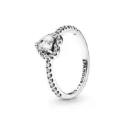Pandora 198421C01-52 Elevated Heart Ring - Size 52