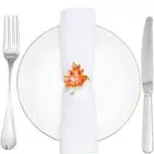 Wedding Maple Leaf Napkin Holder Table Setting Serviette Buckle Napkin Ring