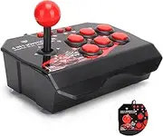Arcade Fight Stick, PC Street Fight Controller Computer Game Controller Accessories Arcade Games Accessories for PC for PS3 for Switch