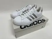 Adidas Women’s Grand Court 2.0 Sneakers Shoes SIZE 9 Cloud White/Platinum