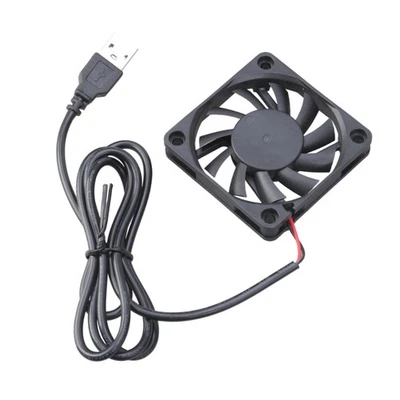 60x10mm USB 5V Computer Fan Case Cooling for PC Server Cabinet Router Receiver