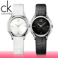 在飛比找momo購物網優惠-【瑞士 CK手錶 Calvin Klein】甜蜜銀框系列-氣