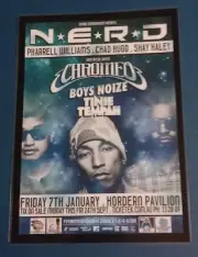 NERD - PHARRELL WILLIAMS - 2010 AUSTRALIA TOUR - Laminated Promo Poster