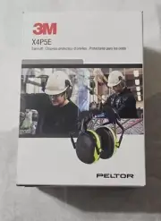 3M Hard Hat X4P5E Hearing Protectors, Noise Reduction Rating 25dB