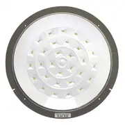 LED Marco Bulkhead Round Body 13.5W Silver/Grey Superlux Lighting - LK3050
