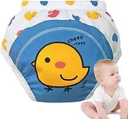 Gaimety Training Underwear | Children Training Diapers | TPU Layer Potty Training Underwear, Soft Cotton Absorbent Training Pants for Baby Boys & Girls