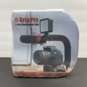 Ulanzi U-Grip Pro Triple Cold Shoe Mounts Grip - Smartphone Camera Stabilizer