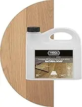 WOCA Natural Soap, Natural 1 L| - Concentrated Wood Cleaner for oil or wax finished hardwood floors, tables, millwork, cutting boards, and countertops.