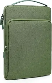 [HYZUO] 14-15 Inch Laptop Bag Sleeve for MacBook Air 15 M4 M3 M2, MacBook Pro 15, XPS 15 Plus, 15" Surface Laptop, Notebook Case for 14" Dell HP Lenovo ThinkPad Asus Acer Huawei, Grass Green