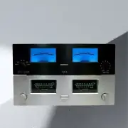 2pcs Panel VU Meter Header TN-90A DB Audio Power Amplifier Chassis w/ Backlight
