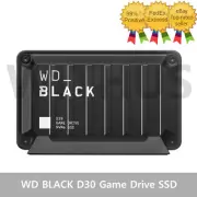 WD BLACK D30 Game Drive SSD 1TB/2TB Compact External USB3.2 GEN 2 Read 900MB/s