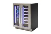 VinoVault 140L Dual Zone Wine Fridge With Drinks Storage