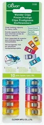 Wonder Clips-Assorted Colors 10/Pkg
