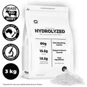 100% HYDROLYZED WHEY PROTEIN ISOLATE 3KG -RAW