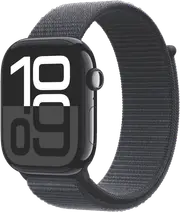 Apple Watch Series 10 GPS 46mm Jet Black Aluminium - Ink Sport Loop