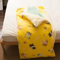 在飛比找momo購物網優惠-【Carolan】逗柴貓 舖棉兒童睡袋(黃)