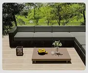 Patio Furniture Sofa Replacement Cushion Seat Cover pads with Zipper Waterproof Cushions Chair Seat Removable Cover Pads Cover for Indoor Outdoor Patio Rattan Furniture(#11,1PC 60x55CMx10cm Cover)