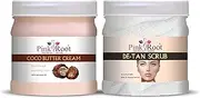 Pink Root Cocoa Butter Cream 500gm with De-Tan Scrub 500gm