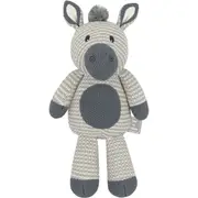 Living Textiles Baby/Newborn Knitted Toy Zac the Zebra