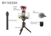 Boya BY-VG330 Vlogging Kit Mini Tripod, BY-MM1 Microphone & Cold Shoe Mount