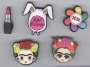 Lot of 5 Different Bad Bunny Shoe Charms/Ornaments/Decorations