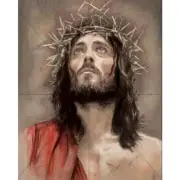 5D Diamond Painting Embroidery Full Drill Square Jesus Figure