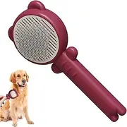 Dog Shedding Comb - Cartoon-Shaped Detangling Deshedder,Dematting Tool, Pet Bath Brush, Undercoat Tool For Puppies And Kittens
