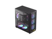 GAMEMAX F46BK Black ATX 4 ARGB/PWM fans / 169mm air coolers Cases