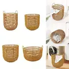 Wicker Baskets Woven Basket Toys Organizer Basket with Handle Laundry Hamper