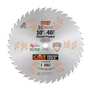 CMT ITK Xtreme Thin Kerf 10” Combo Blade, 40 Teeth, Alternate Top Bevel (ATB)