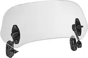 Motorcycle Windshield | Adjustable Clip- Wind Deflector Dashboard Protector | Dashboard Protector for Motorcycle Racing Okal-au