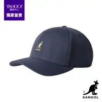 在飛比找Yahoo奇摩購物中心優惠-KANGOL-WOOL FLEXFIT棒球帽-牛仔色