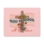 Psalm 100:5 God Is Good Light Red Christian Wall Art Bible Vers