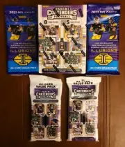 2022 Panini Contenders NFL Football Blaster Box & Value Pack Lot