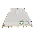 Brand Grounding Sheet for Bed Organic Cotton Silver with Ground Connection Co...