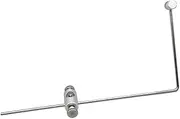 Daiilg Portable Fly Tying Vise Tool Fly Vise Fishing Hook Rotary Fly Gears 360° Rotation Multiple Adjustments Easy Install Silver