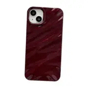 Caseative for iPhone 14 Plus Case,Water Ripple Pattern Curly Wave Shape Soft