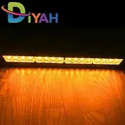 DIYAH 16 LED 18" Emergency Warning Traffic Advisor Vehicle LED Strobe Light Bar (Amber)
