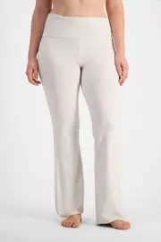 [Bonds] Bonds Women's Brushed Jersey Roll Waist Pant in Oaty Marle Size: Small S Oaty Marle