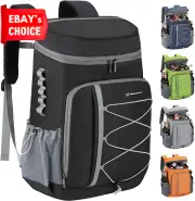 Cooler Backpack 35 Can Leakproof Insulated Soft Cooler Bag Camping Beach Travel