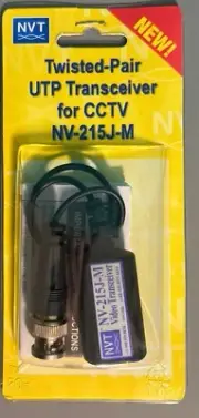NV-215J-M NVT TWISTED-PAIR VIDEO TRANSCEIVER FOR CCTV UTP Cat5 Cat6