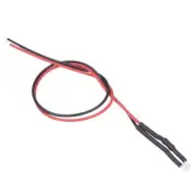 Blue 1.8mm Prewired LED Clear Lens 20cm Cable 12V