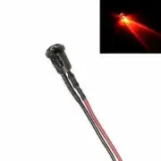 Flashing Red Small 3mm LED Car, Boat, Caravan, Motorhome Dummy Fake Alarm