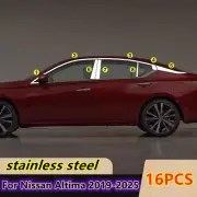 16X Chrome Door Pillar Post Window Trims Cover Strip For Nissan Altima 2019-2025 (for: Nissan)