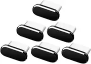 ADOCARN 6Pcs USB C Dust Plugs Type C Protective Stoppers for Phone Tablet Laptop Prevent Dirt and Sweat from Entering Ports Easy Installation High End Design